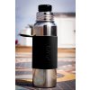 TERMO fľaša do školy so športovým uzáverom - Pura® čierna 650 ml