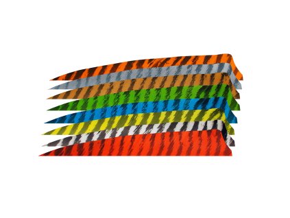 Gateway Feather 3" Shield RW Barred