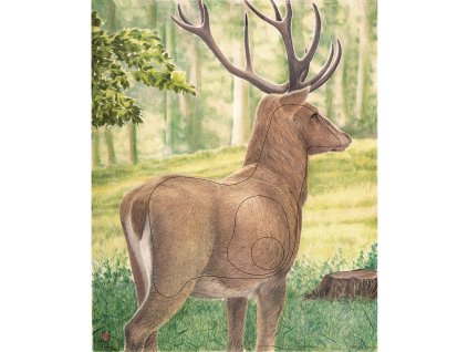 JVD Target Face Animal Large Deer