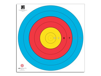 JVD Target Face Fita 80 cm Centre 6-Ring