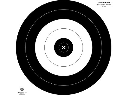 JVD Products Target Face IFAA Field 35 cm