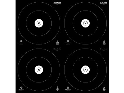 JVD Products Target Face IFAA Hunter 4x20 cm