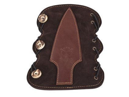 Strele Armguard Pomo 19cm with Buttons Brown