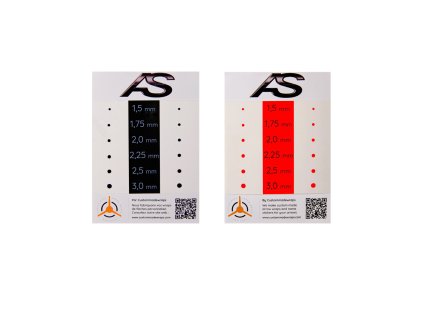 Arc Systeme Aiming Dots 2-Sided Sheet by Socx Black/Orange