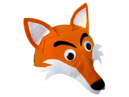 6418 Maska čiapka líška