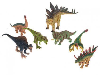 225 figurky zvierat dinosaury 7 kusov podlozka a doplnky