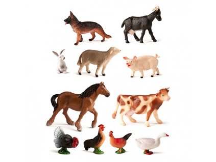 228 figurky zvierata na farme