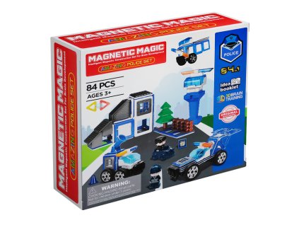429 9 429 magneticka stavebnica policia 84 kusov