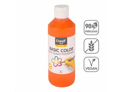 Temperová farba250 ml - oranžová