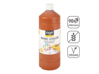 Temperová farba1000 ml - svetlohnedá