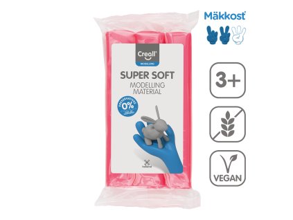 Modelovacia hmota Super soft, 500 g, ružová