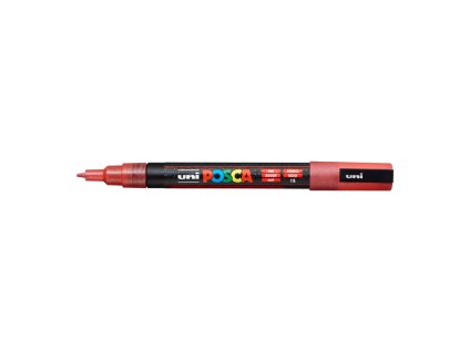 PC-3ML popisovač, 0,9 - 1,3 mm, trblietavá červená (L15)