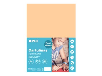 Farebný Papier, A4, 170 g, losos - 50 ks