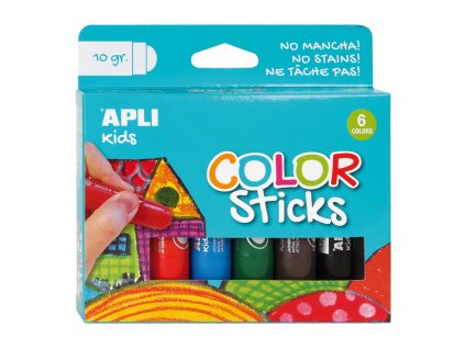 Temperové Farby suché, 10 g, 6 farieb