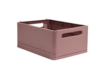 Smart case – skladací úložný box, recyklovaný PP, MAXI, staroružový