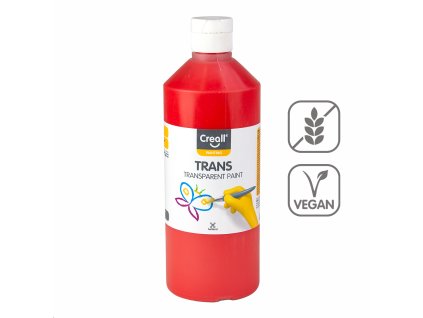 Transparentná Farba Trans, 500 ml, červená
