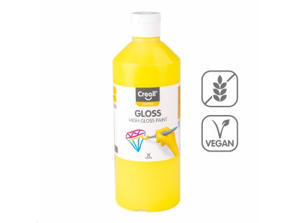 Farba s vysokým leskom Gloss, 500 ml, svetložltá