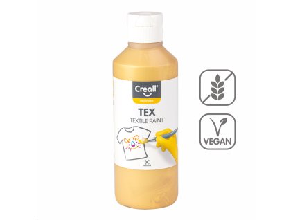 Textilná Farba TEX, 250 ml, zlatá