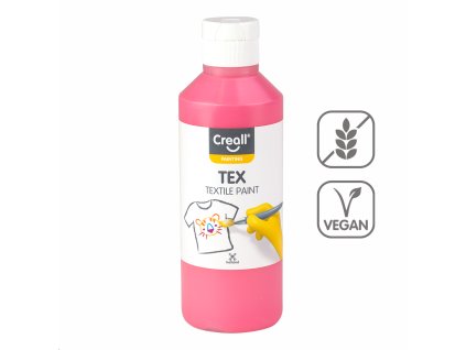 Textilná Farba TEX, 250 ml, svetloružová
