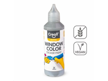 Farba na sklo Window color, 80 ml, sivá