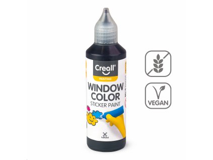 Farba na sklo Window color, 80 ml, čierna