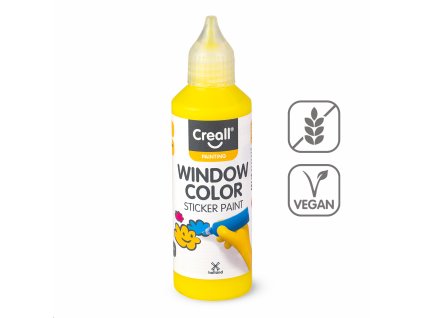 Farba na sklo Window color, 80 ml, citrónovožltá