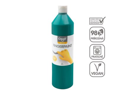 Prstová Farba, 750 ml, zelená