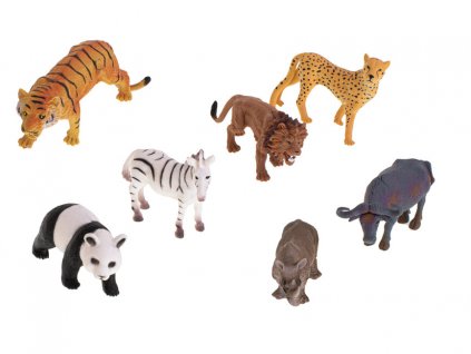 765 safari figurky divokych zvieratiek 7 kusov podlozka a doplnky