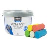 Modelovacia hmota Ultra soft, 5 × 220 g, téglik, mix farieb