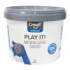 Modelovací piesok Play it!, 750 g, téglik, žltý