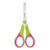 Nožnice detské s gumovým gripom, 14 cm, symetrické, mix farieb