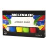 Súprava akrylových farieb Molenaer, 6x 75 ml, mix farieb