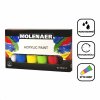 Súprava akrylových farieb Molenaer, 6x 75 ml, mix farieb