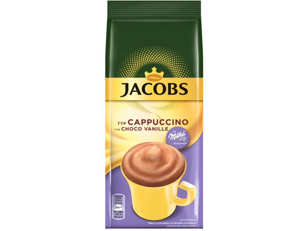 Jacobs Cappuccino Milka Choco Vanille sachet de 500 g 