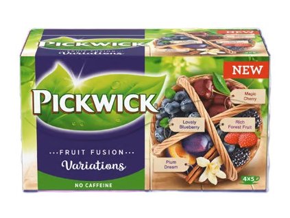 Pickwick - Čaj Ovocný Variace Jahoda 20 x 38,75g