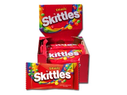 Skittles Fruits žvýkací bonbóny 38g 14ks