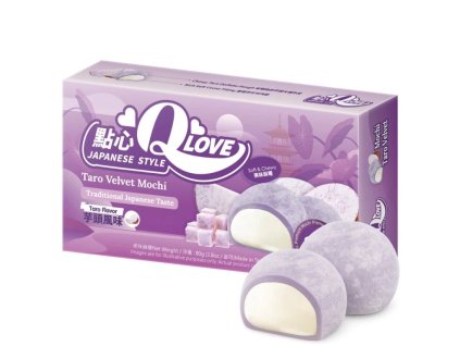 58090 qlove velvet taro mini mochi 80g twn