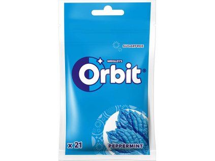 Wrigley's Orbit Orbit Peppermint Modré dražé sáček 29g
