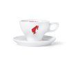 Julius Meinl weiße Porzellantasse mit Untertasse für Cappuccino 200 ml
