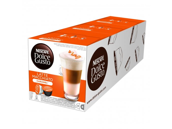 Kapseln Nescafé Dolce Gusto® Macchiato Caramel 3-PACKUNG