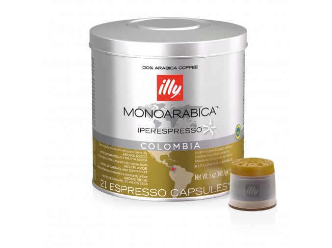 Illy IperEspresso Monoarabica Colombia Kaffeekapseln 100% Arabica 21 Stück