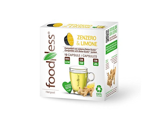 FoodNess Ingwer & Zitrone Kapseln für Dolce Gusto® 10 Stück