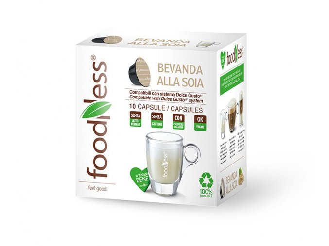 FoodNess Sojamilch Kapseln für Dolce Gusto® 10 Stück