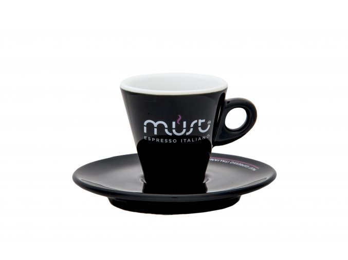 Must Porzellantasse inkl. Untertasse für Espresso 60 ml