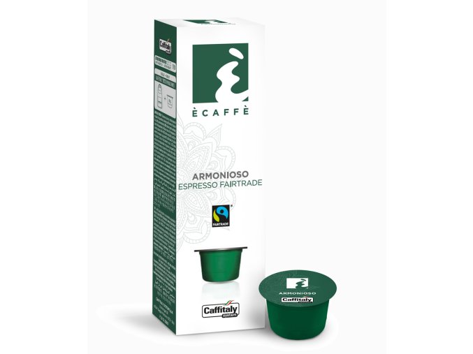 Caffitaly Ècaffè Armonioso Espresso Fairtrade Kaffeekapseln 10 Stück