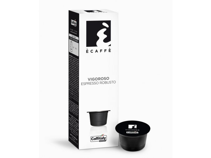 Caffitaly Ècaffè Vigoroso Espresso Robusto Kaffeekapseln 10 Stück
