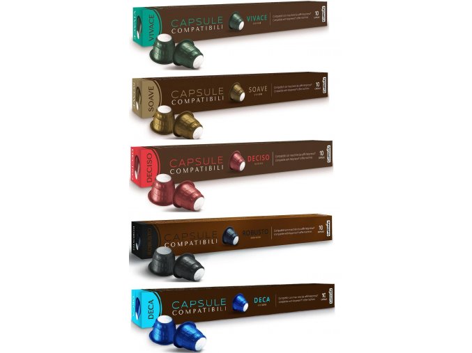 Caffitaly für Nespresso® Mix pack , 50 Stück