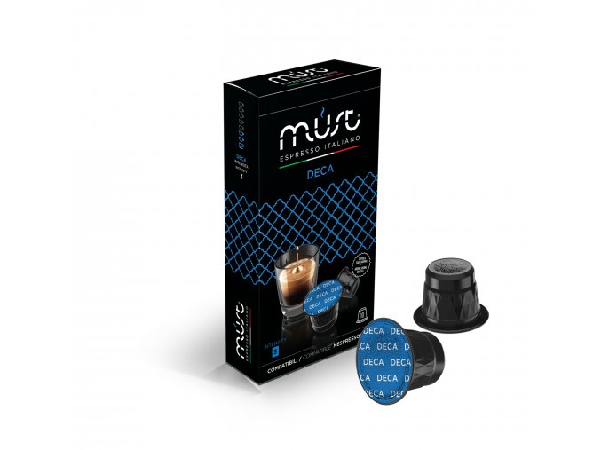 Kapseln Must Deca - Entkoffeinierter Kaffee für Nespresso® 10 Stück