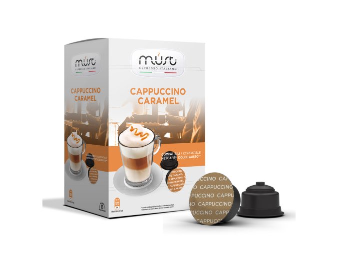 Kapseln Must Cappuccino Caramel für Dolce Gusto® 16 Stück