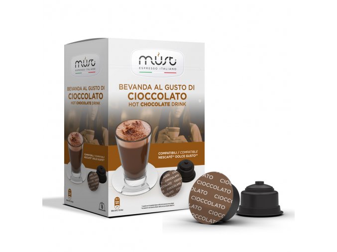 Kapseln Must Bevanda al gusto di cioccolato - Heiße Schokolade für Dolce Gusto® 16 Stück